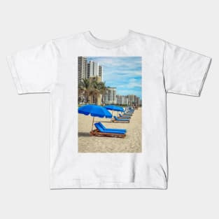 Summer Beach Chairs Kids T-Shirt